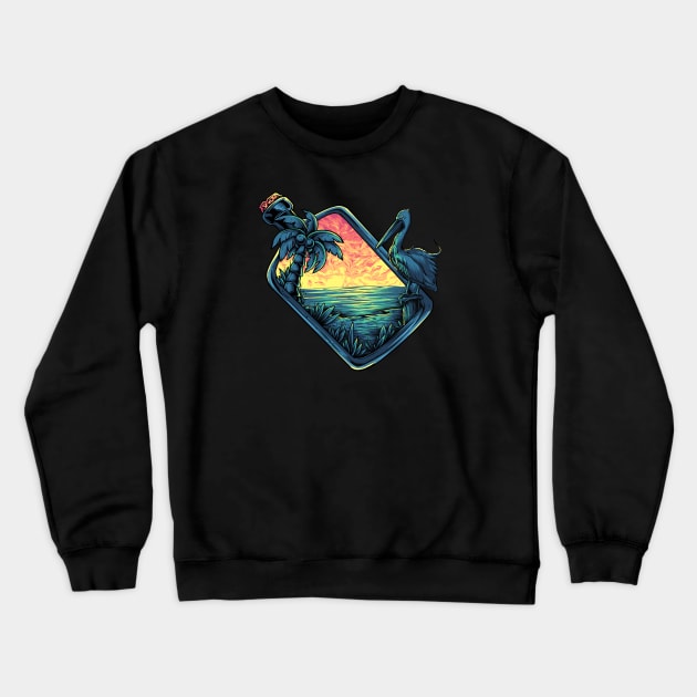 chill vibe Crewneck Sweatshirt by Hipedynamite